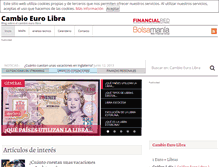 Tablet Screenshot of cambioeurolibra.com
